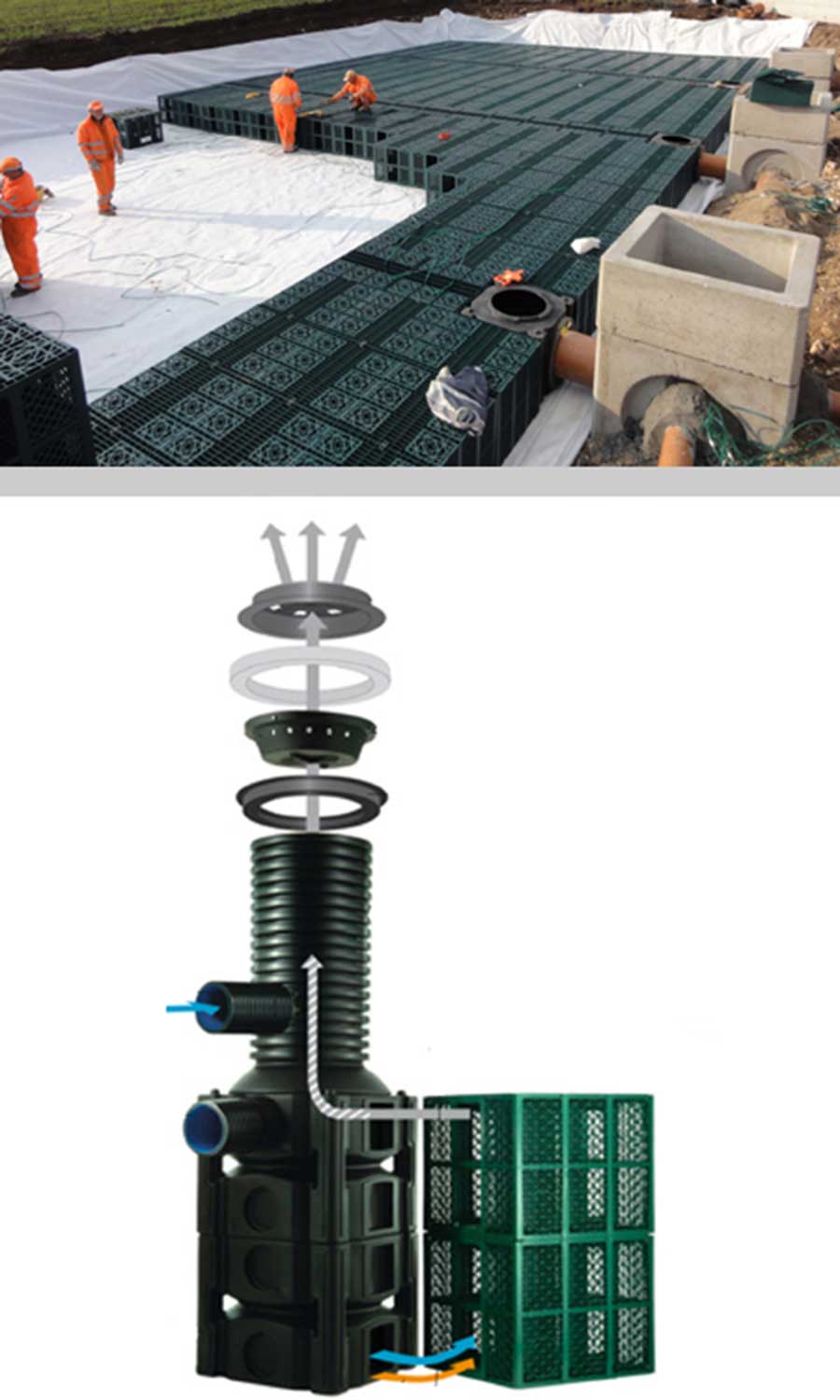 Foto Sistemi di accumulo e dispersione acque meteoriche <strong>Rigo Fill</strong>