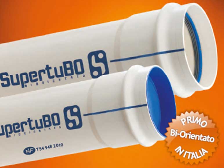 Foto Sirci SupertuBO in PVC Bi-Orientato per acquedotti e condotte in pressione